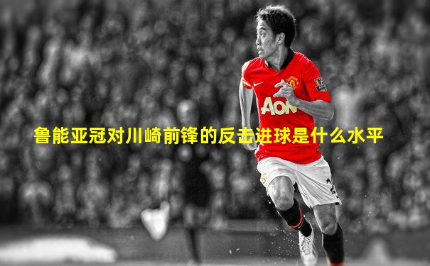 鲁能亚冠对川崎前锋的反击进球是什么水平
